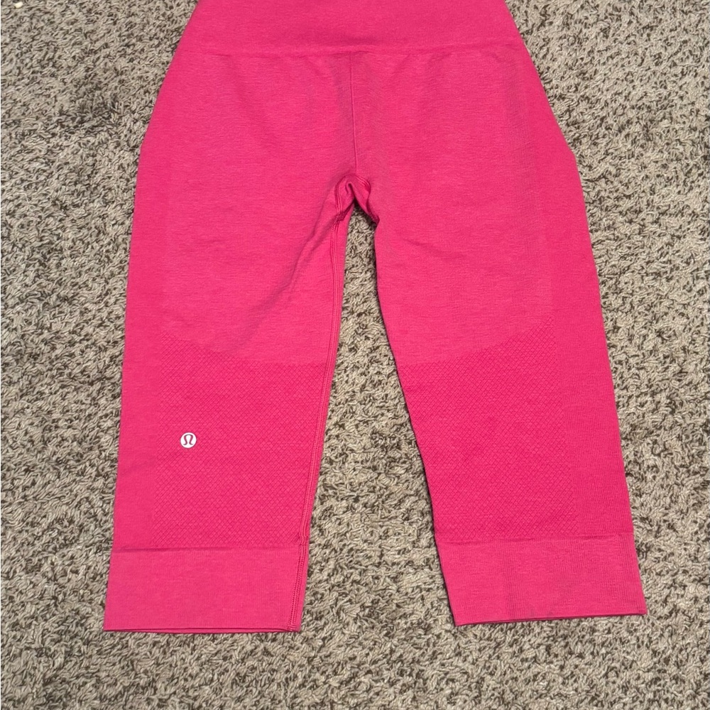 lululemon athletica Capri Pink Bottoms